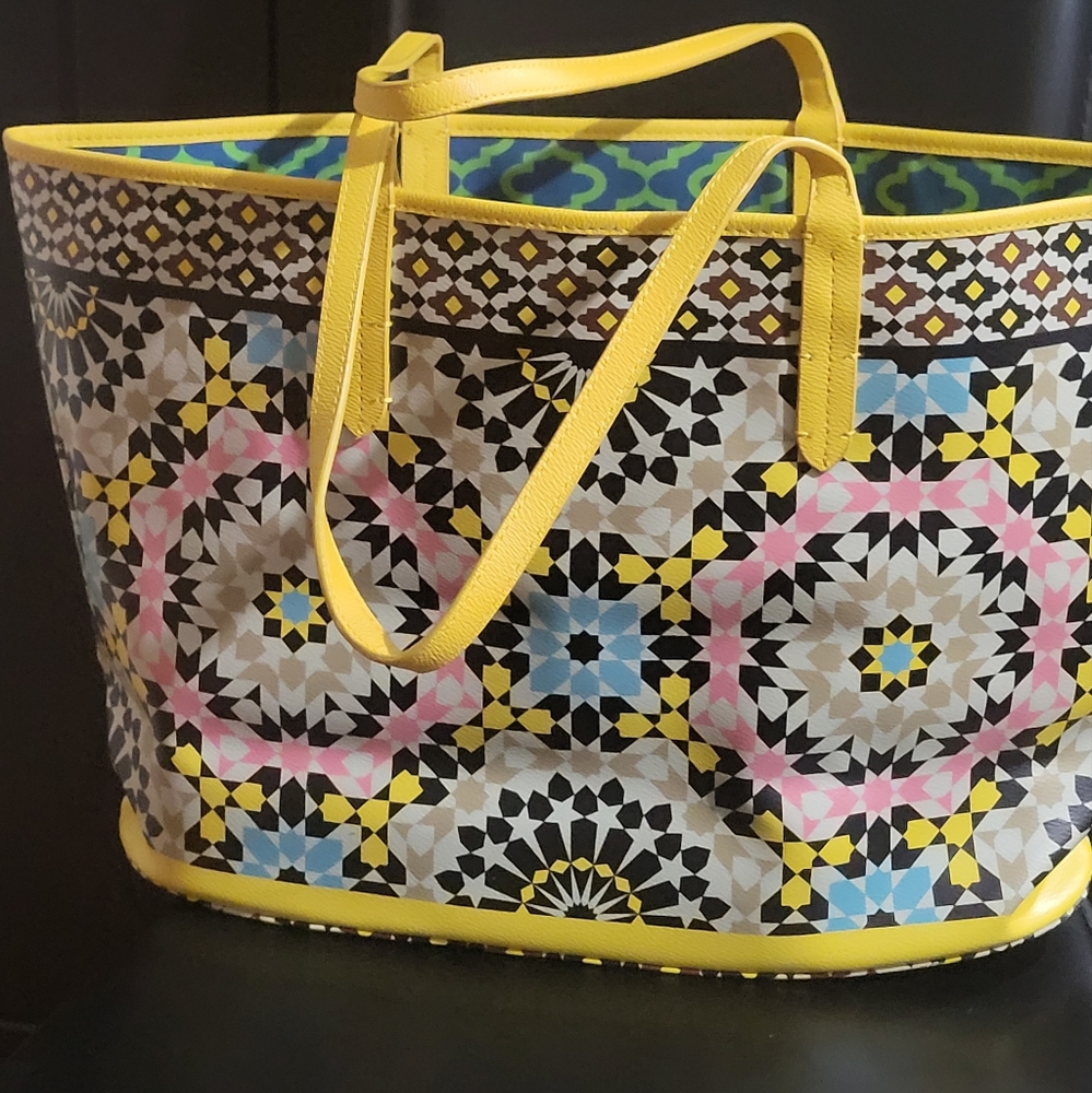 orYANY Yellow Multicolored Tote